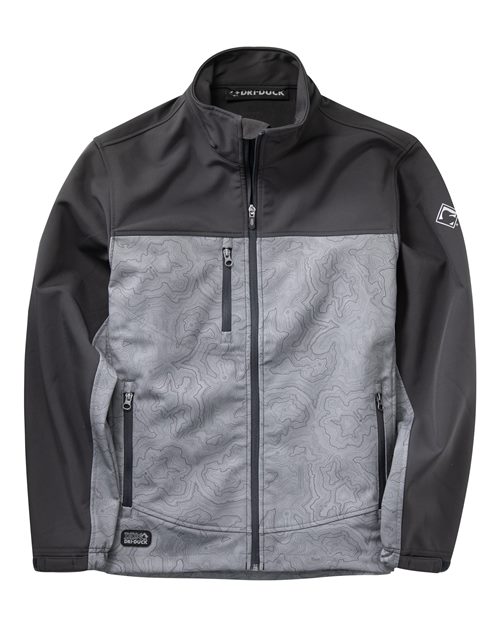 Load image into Gallery viewer, DRI DUCK 5350 Men's Motion Soft Shell Jacket - Topo/ Charcoal
