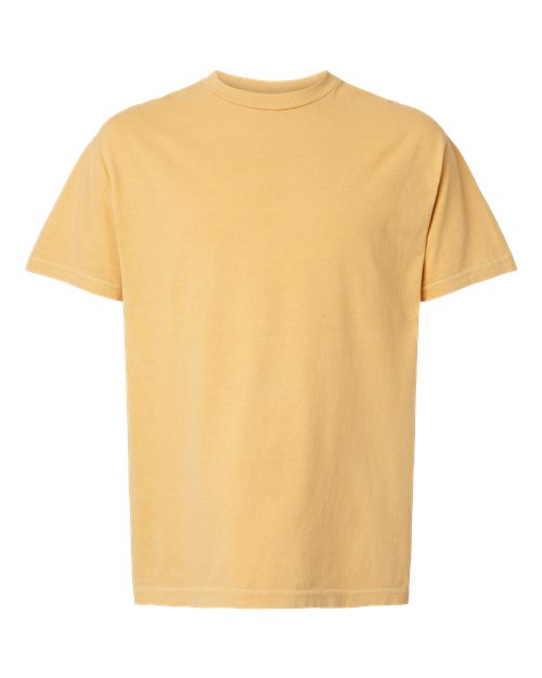 Load image into Gallery viewer, Unisex Garment-Dyed Heavyweight Cotton Tee - Faded Mustard