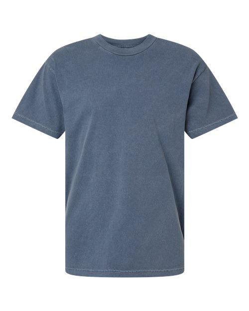 Load image into Gallery viewer, Unisex Garment-Dyed Heavyweight Cotton Tee - Faded Navy
