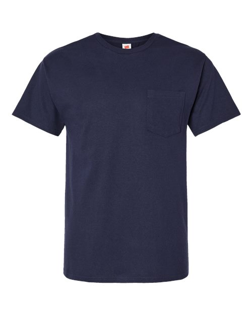 Load image into Gallery viewer, Essential-T Pocket T-Shirt - Athletic Navy