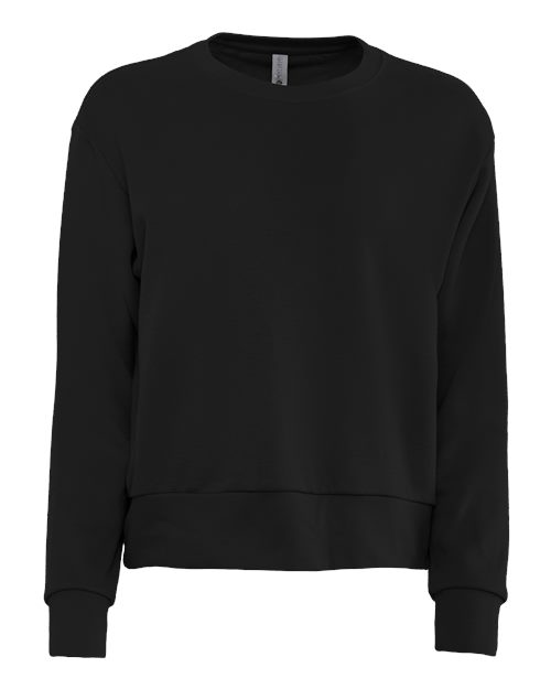 Load image into Gallery viewer, Women's Laguna Sueded Crewneck Sweatshirt - Black
