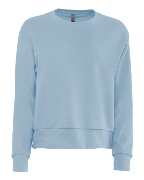 Load image into Gallery viewer, Women's Laguna Sueded Crewneck Sweatshirt - Stonewash Denim