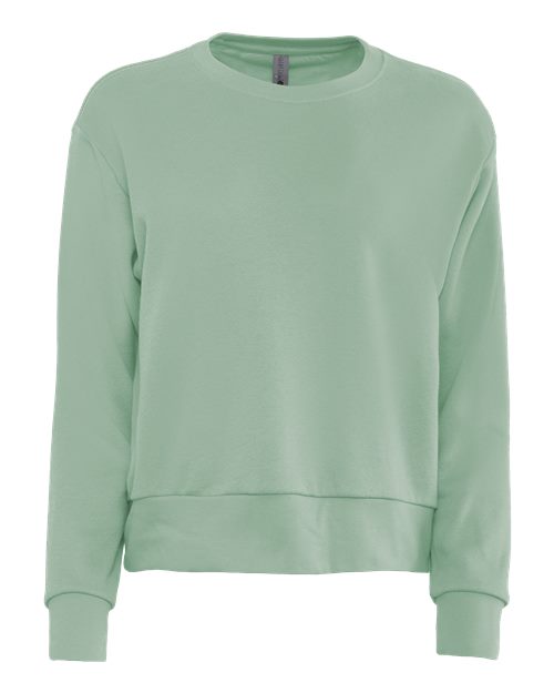 Load image into Gallery viewer, Women's Laguna Sueded Crewneck Sweatshirt - Stonewash Green