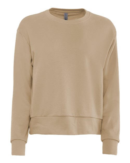 Load image into Gallery viewer, Women's Laguna Sueded Crewneck Sweatshirt - Tan
