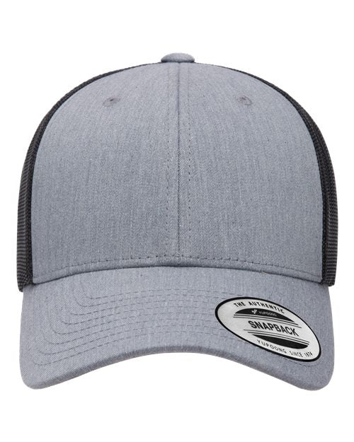 Load image into Gallery viewer, YP Classics 6601 Elite Cap - Heather/ Black