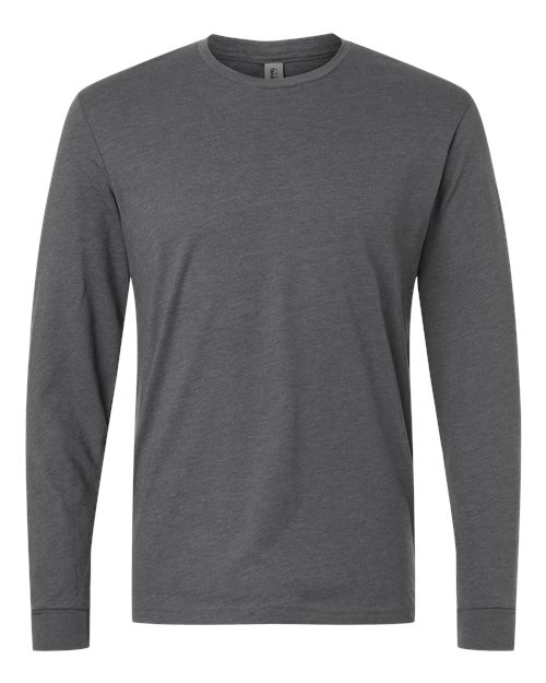 Load image into Gallery viewer, Unisex CVC Long Sleeve T-Shirt - Heather Heavy Metal