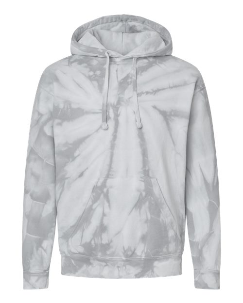 Load image into Gallery viewer, Colortone 8777 Unisex Tie-Dyed Hooded Sweatshirt - Spider Silver