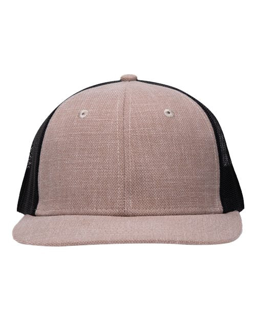 Load image into Gallery viewer, Sportsman SP1650 Modern Six-Panel Trucker Fit Cap - X Hatch Khaki/ Black