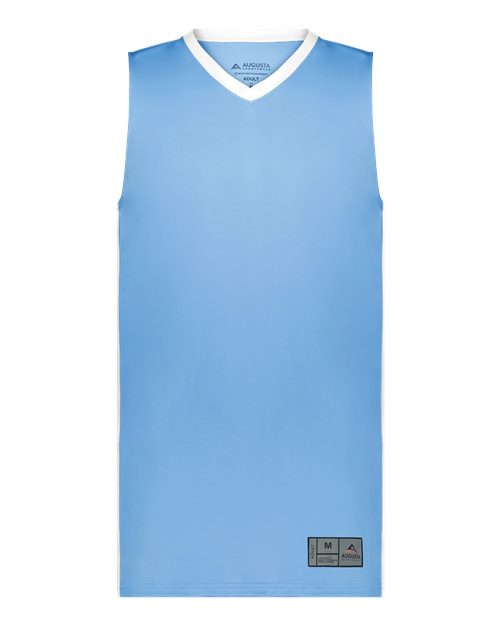 Load image into Gallery viewer, Augusta Sportswear 6887 Youth Match-Up Basketball Jersey - Columbia Blue/ White