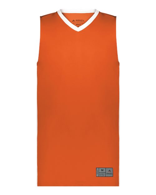 Load image into Gallery viewer, Augusta Sportswear 6887 Youth Match-Up Basketball Jersey - Orange/ White