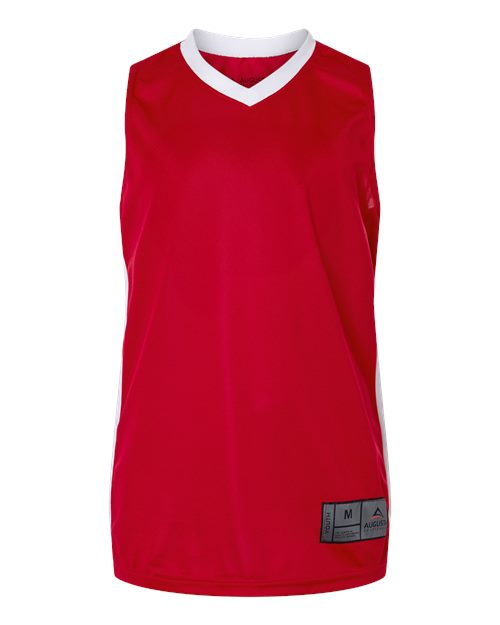 Load image into Gallery viewer, Augusta Sportswear 6887 Youth Match-Up Basketball Jersey - Scarlet/ White
