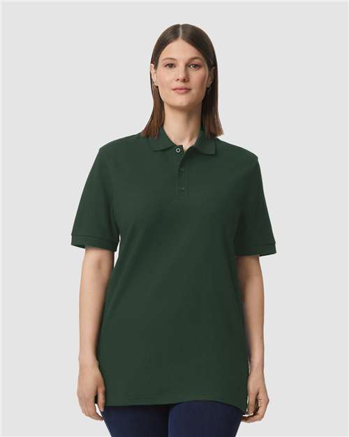 Load image into Gallery viewer, Unisex Hammer™ Pique Polo — product photo 3