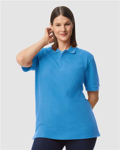 Load image into Gallery viewer, Unisex Hammer™ Pique Polo — product photo 7