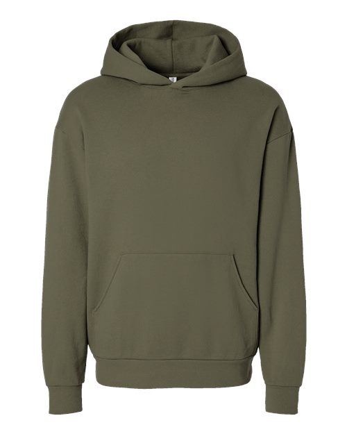 Load image into Gallery viewer, Unisex Avenue Midweight Hooded Sweatshirt - Olive