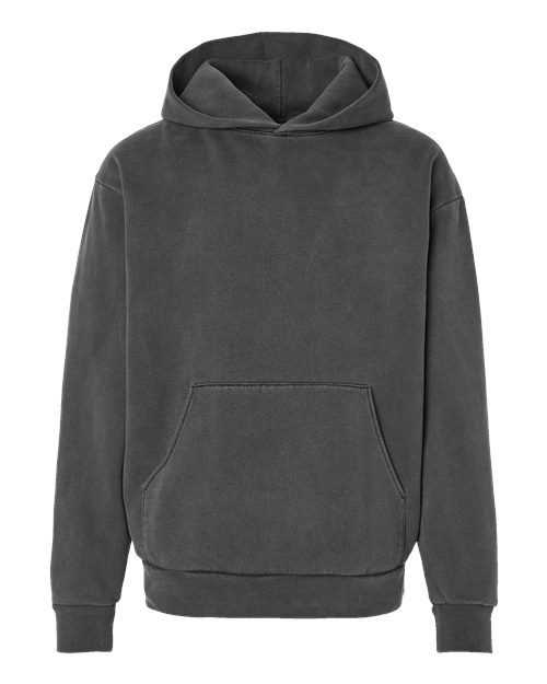 Load image into Gallery viewer, Unisex Mainstreet Heavyweight Hooded Sweatshirt - Pigment Black