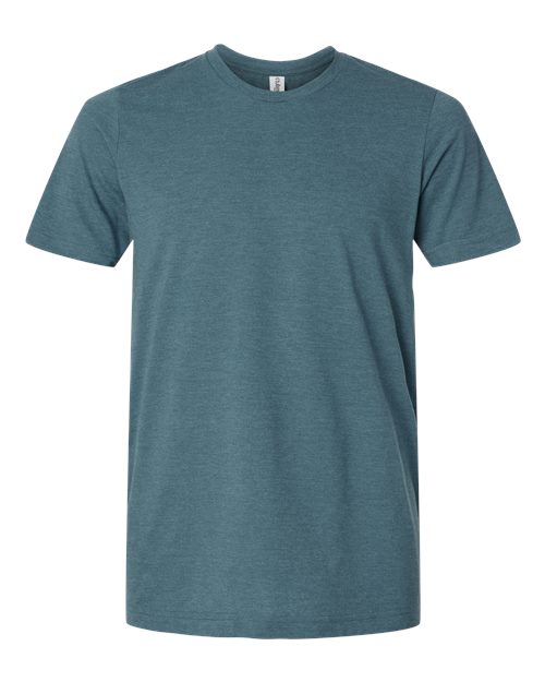 Load image into Gallery viewer, Unisex Combed CVC T-Shirt - Heather Deep Teal