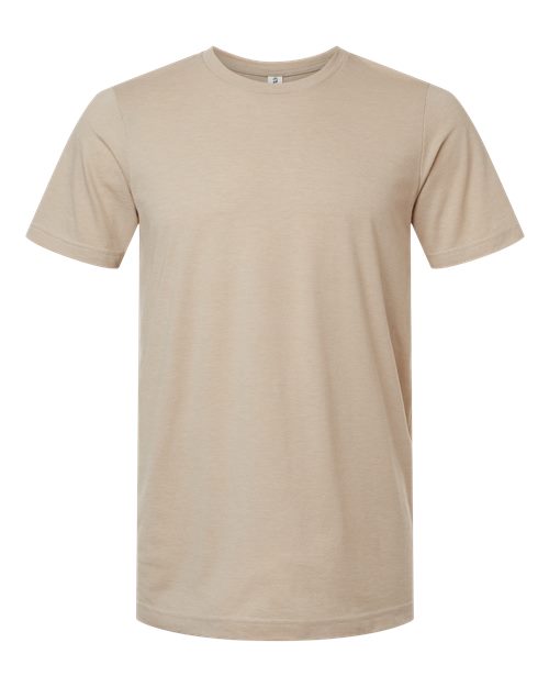 Load image into Gallery viewer, Unisex Combed CVC T-Shirt - Heather Tan