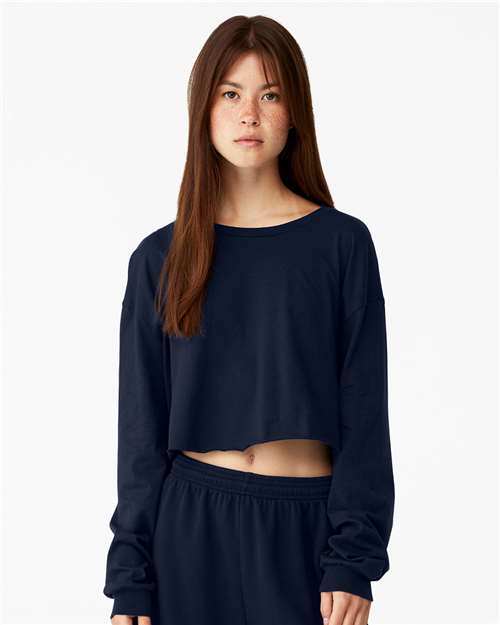 Load image into Gallery viewer, Women's FWD Fashion Crop Long Sleeve Tee — product photo 7