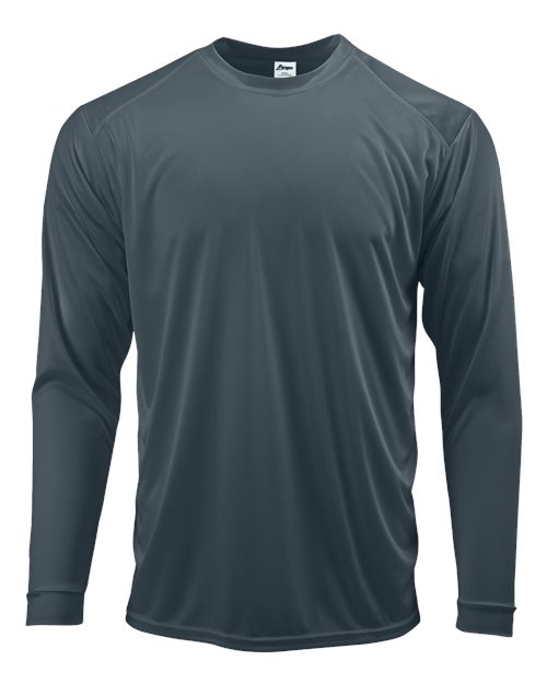 Load image into Gallery viewer, Paragon 210 Unisex Long Islander Performance Long Sleeve T-Shirt - Graphite