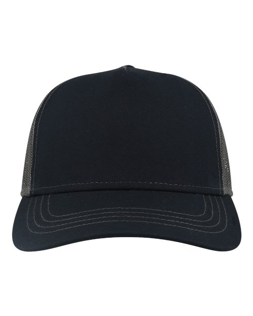 Load image into Gallery viewer, Atlantis Headwear RAPPER Sustainable Canvas Cap - Navy/ Dark Grey