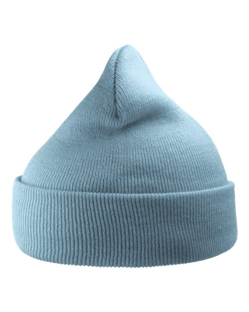 Load image into Gallery viewer, Atlantis Headwear WIND Sustainable 12" Knit Beanie - Light Blue