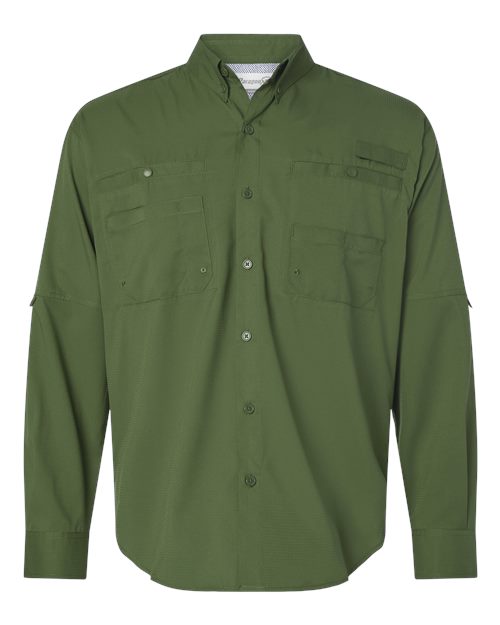 Load image into Gallery viewer, Paragon 702 Men's Kitty Hawk Performance Fishing Shirt - Olive Green