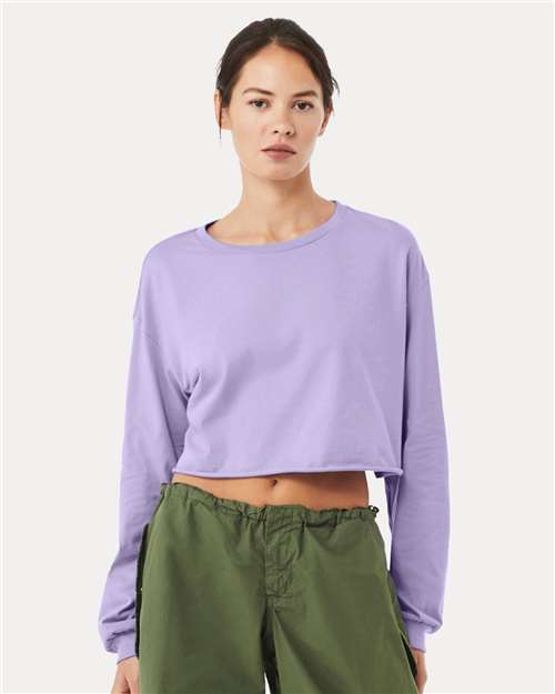 Load image into Gallery viewer, Women's FWD Fashion Crop Long Sleeve Tee — product photo 4