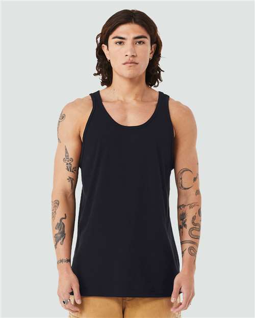 Load image into Gallery viewer, Unisex Heather CVC Tank — product photo 10