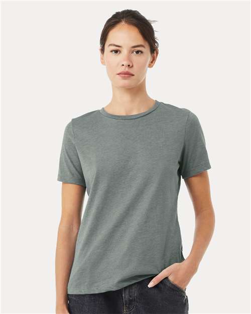 Load image into Gallery viewer, Women’s Relaxed Fit Heather CVC Tee — product photo 6