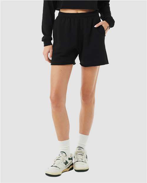 Load image into Gallery viewer, Women's Cutoff Fleece Shorts — product photo 2
