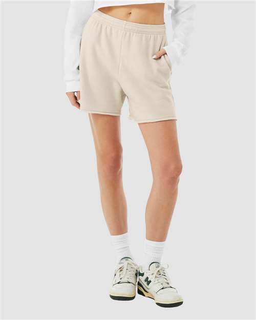 Load image into Gallery viewer, Women's Cutoff Fleece Shorts — product photo 3