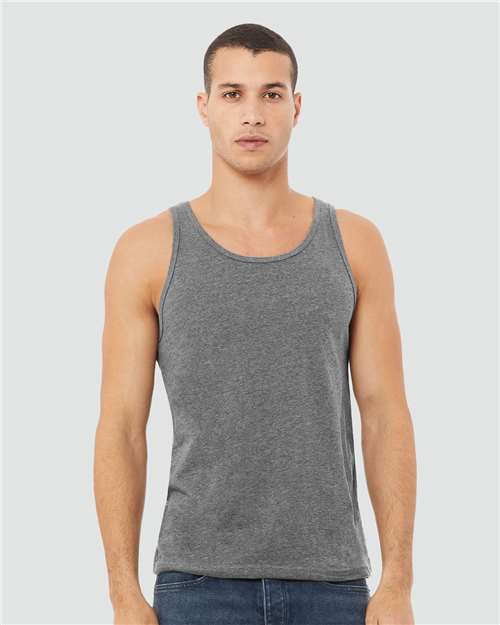 Load image into Gallery viewer, Unisex Heather CVC Tank — product photo 4