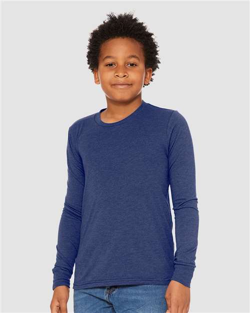 Load image into Gallery viewer, Youth Triblend Long Sleeve Tee — product photo 4