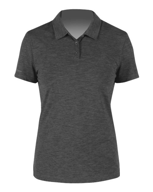 Load image into Gallery viewer, ANETIK WPBRZS1 Women's Breeze Tech Polo - Charcoal Heathered