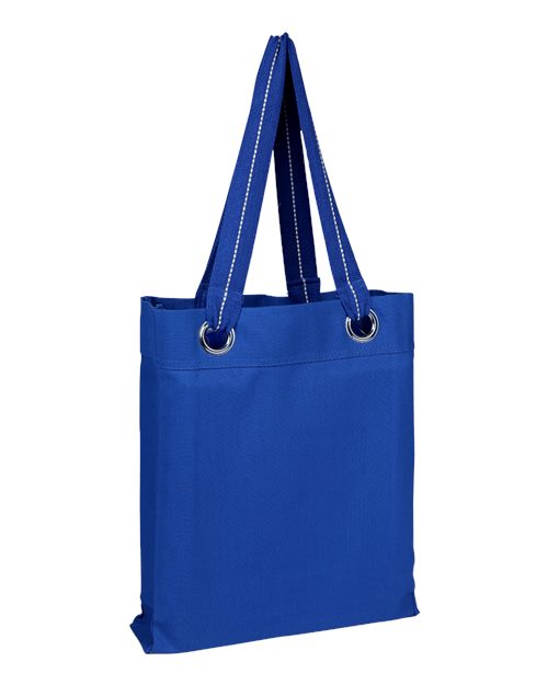 Load image into Gallery viewer, Q-Tees Q1630 Large Grommet Tote Bag - Royal