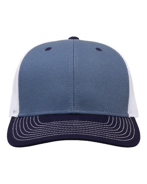 Load image into Gallery viewer, The Game GB452E Everyday Trucker Cap - Marine Blue/ Navy/ White