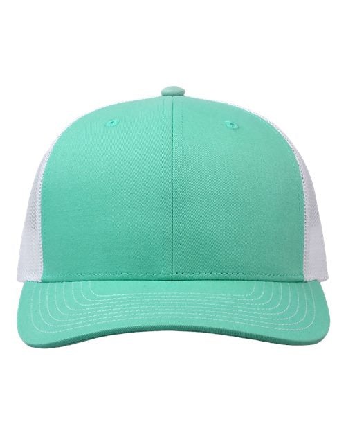 Load image into Gallery viewer, The Game GB452E Everyday Trucker Cap - Oasis Green/ White