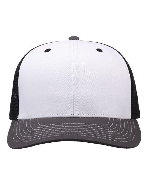 Load image into Gallery viewer, The Game GB452E Everyday Trucker Cap - White/ Charcoal/ Black