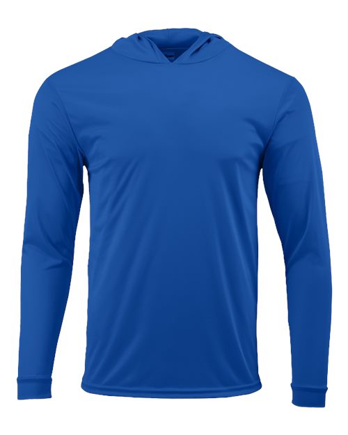Load image into Gallery viewer, Paragon 220 Unisex Bahama Performance Hooded Long Sleeve T-Shirt - Royal
