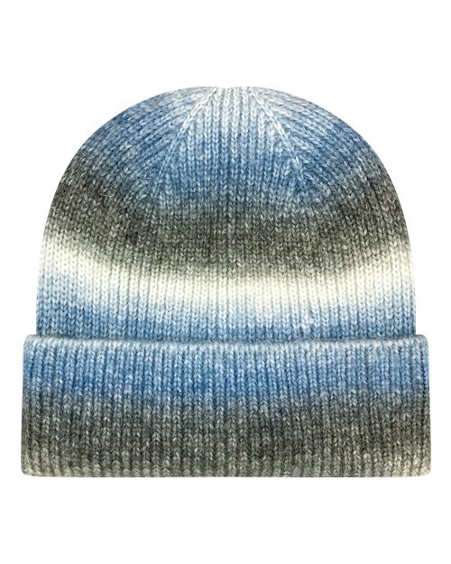 Load image into Gallery viewer, LEGACY KTDRB Tie-Dyed Ribbed Beanie - Blue Ice