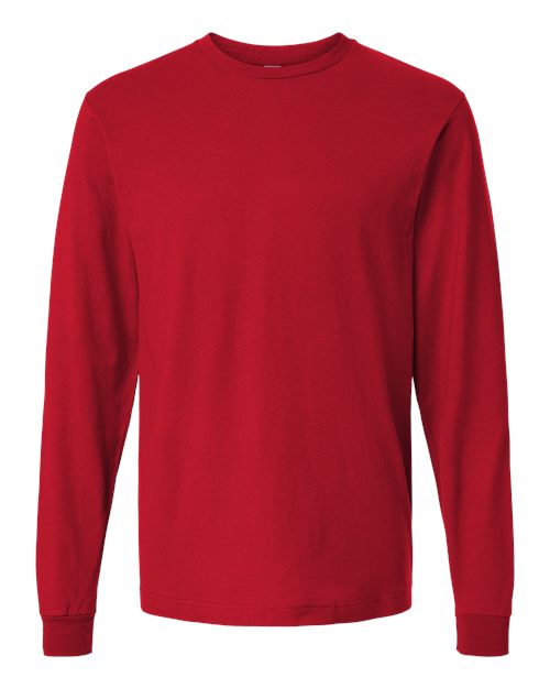 Load image into Gallery viewer, Unisex Fine Jersey Long Sleeve T-Shirt - Red