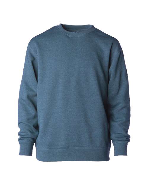 Load image into Gallery viewer, Toddler Lightweight Special Blend Crewneck Sweatshirt - Storm Blue Heather