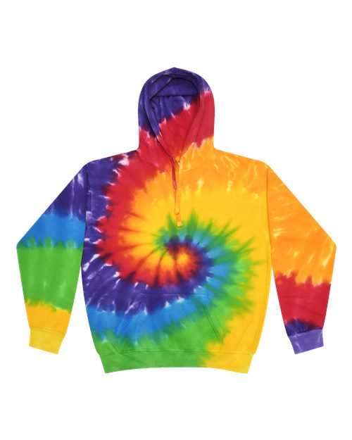 Load image into Gallery viewer, Colortone 8777 Unisex Tie-Dyed Hooded Sweatshirt - Prism