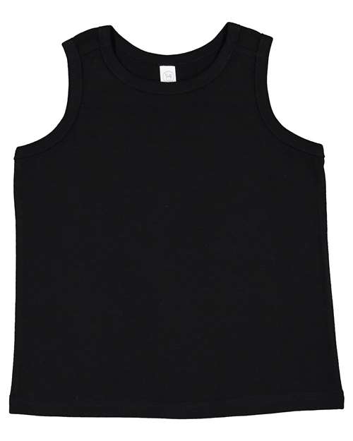 Load image into Gallery viewer, Toddler Fine Jersey Tank - Black