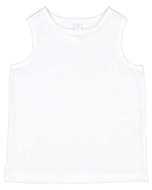 Load image into Gallery viewer, Toddler Fine Jersey Tank - White