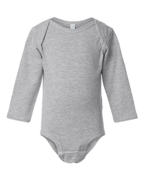 Load image into Gallery viewer, Infant Fine Jersey Long Sleeve Bodysuit - Heather