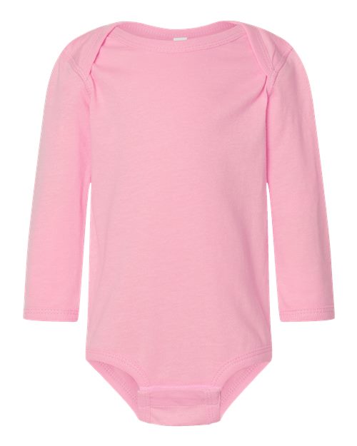 Load image into Gallery viewer, Infant Fine Jersey Long Sleeve Bodysuit - Pink