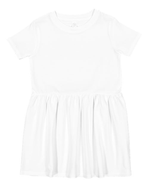 Load image into Gallery viewer, Toddler Fine Jersey Dress - White