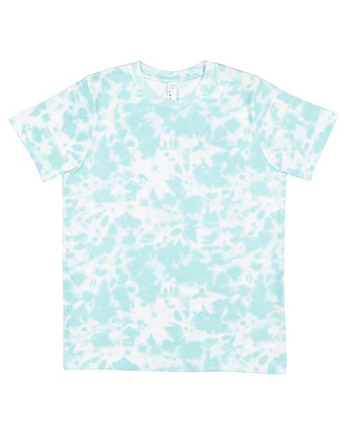 Load image into Gallery viewer, LAT 6101 Youth Fine Jersey Tee - Island Tie Dye