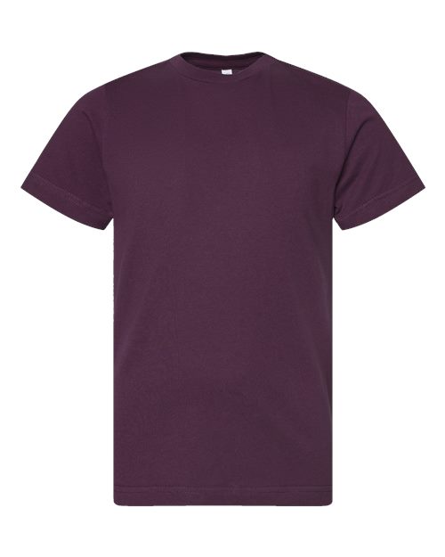 Load image into Gallery viewer, LAT 6101 Youth Fine Jersey Tee - Plum